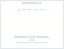 Tablet Screenshot of halibeckman.com